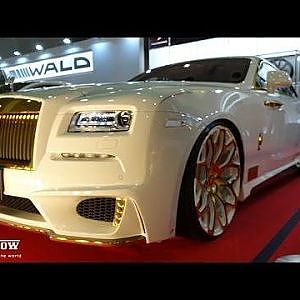 (4K)ROLLS ROYCE WRAITH Black Bison Edition ロールスロイス レイス- 大阪オートメッセ 2016 - YouTube